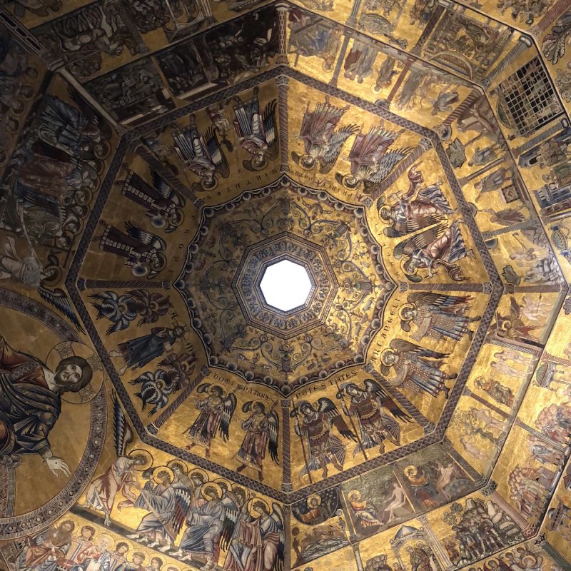 フィレンツェのサン・ジョヴァンニ洗礼堂の天井