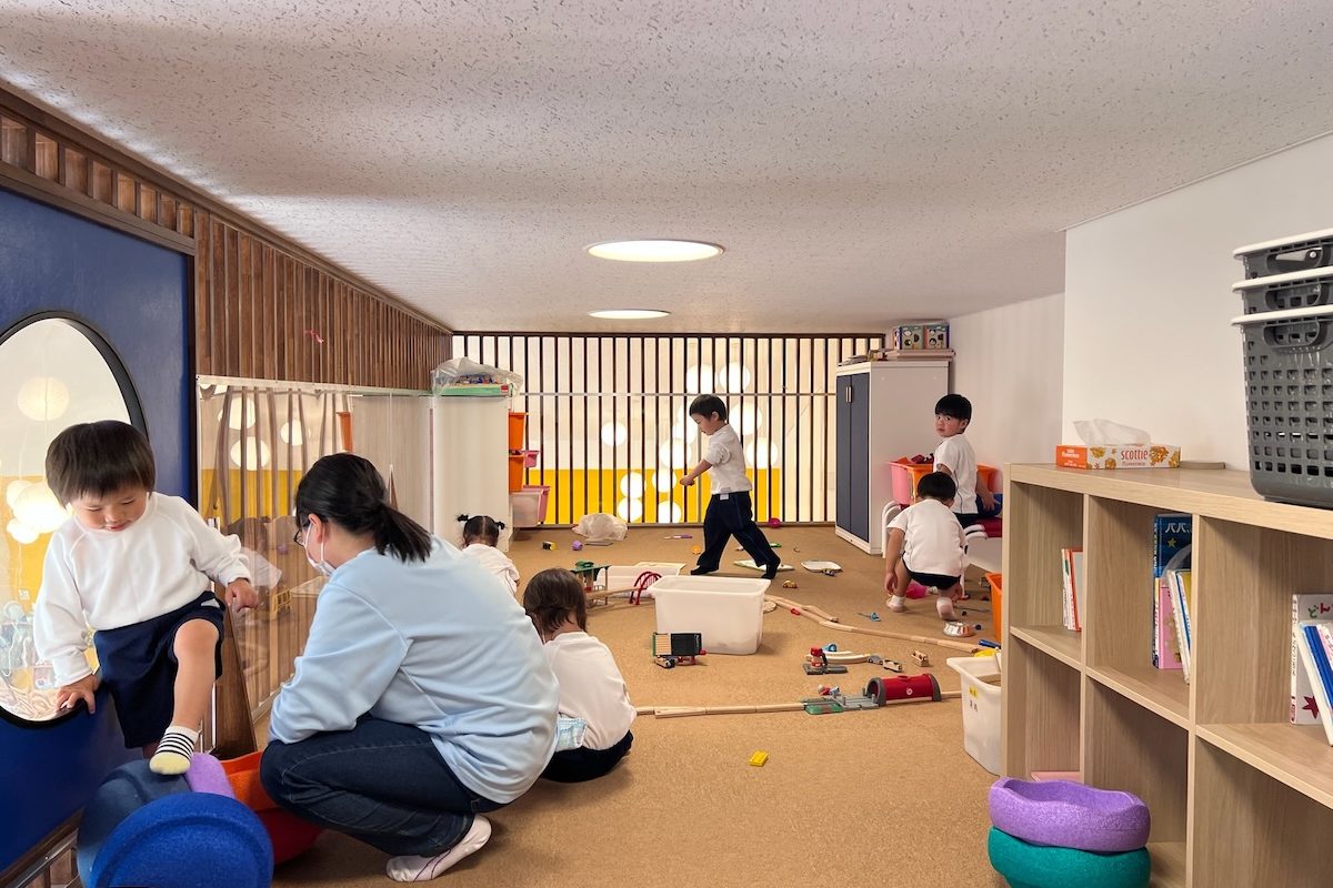 園舎の狭い空間_ロフト_ロフトはもうひとつの保育室