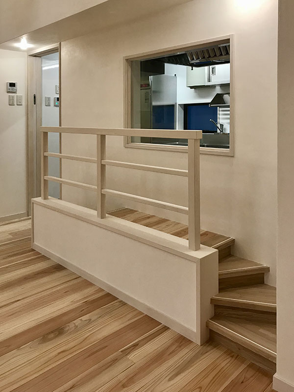 園舎の狭い空間_柱のふところ_食育の窓